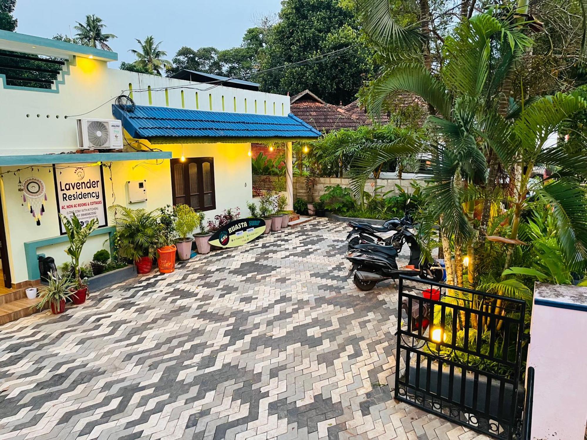 Bed and Breakfast Lavender Residency Varkala Exterior foto